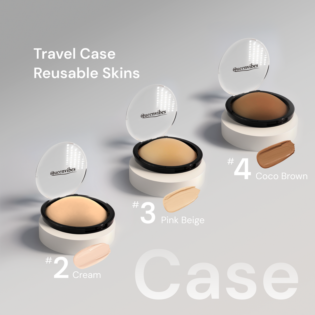 Queenvibes - Reusable Silicon Skins (Travel Case Provided)